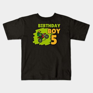 Birthday boy T-shirt for 5th Birthday Kids T-Shirt